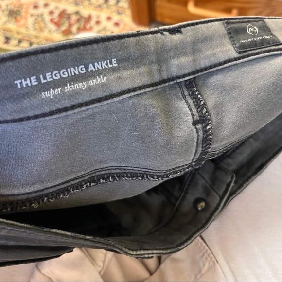 Adriano Goldschmidt coated jegging, 26” waist - Picture 3 of 4